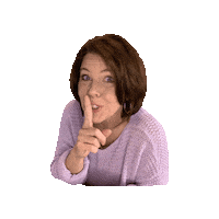 Woman Be Quiet Sticker by Social Tech Team