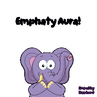 Elephant Aura Sticker by VeeFriends