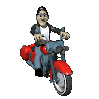 rodrigocustomstudio moto cr rodrigo rofdrio Sticker