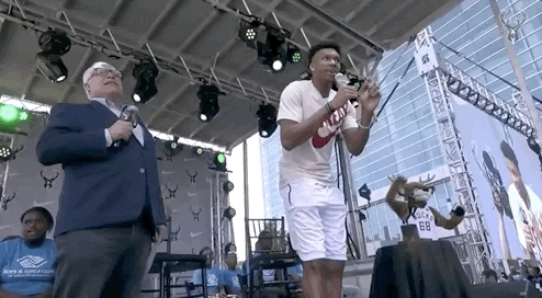 giannis antetokounmpo smiling GIF by Milwaukee Bucks
