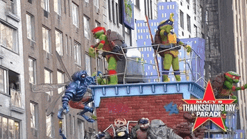 Teenage Mutant Ninja Turtles GIF by The 97th Macy’s Thanksgiving Day Parade