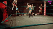 Wrestling Jumping GIF by Beauty and the Geek Australia