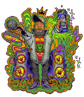 Hip Hop Rap Sticker by Dads Elixir