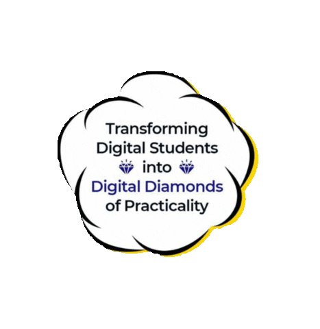 Diamond Students Sticker by Digital Pratik