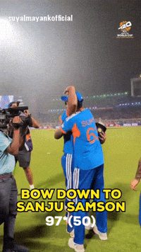 Sanju Samson Celebration GIF