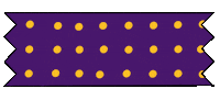 Washi Tape Purple And Gold Sticker by University of Montevallo