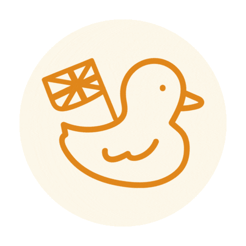 Duckling Sticker by Rendena Holidays