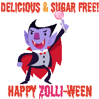 ZolliCandy halloween candy vampire alinastarrmorse Sticker