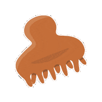Folieatrois_ hair clip hairclip haarspeld folie à trois Sticker