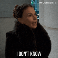Sutton Foster Idk GIF by YoungerTV
