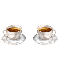 Coffee Cafe Sticker by Bows & Balloons