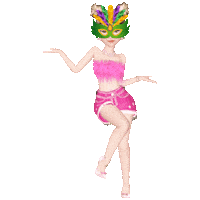 Girl Carnaval Sticker