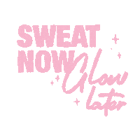 Sweatandglow Sticker by SWEAT & Glow studio