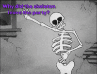 dancing skeleton GIF by Amanda