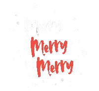 Happy Merry Christmas Sticker by The Dealey Group