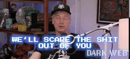 Scared Rob Huebel GIF by Dark Web