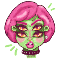 Pink Vane Sticker
