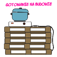 House Cooking Sticker by Nieruchomoscioteka