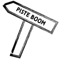 Bubble Tea Ski Sticker by Bubble Boom Café