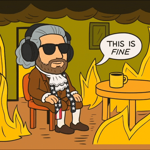 Everything Is Fine Burn GIF