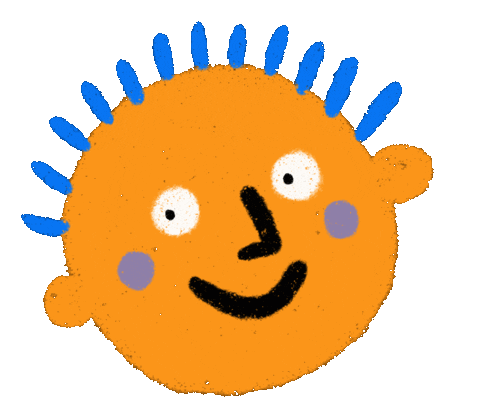 Happy Day Smiling Sticker by Julia Gluyas