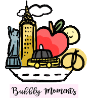 New York Nyc Sticker by Bubbly Moments