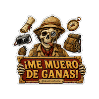 Skull Calavera Sticker