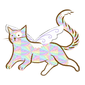 Daisyjones203 cat retro 90s sparkle Sticker