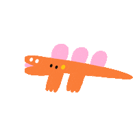 Sun Dinosaur Sticker by Halcyon Nights