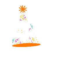 Feliz Lettering Sticker