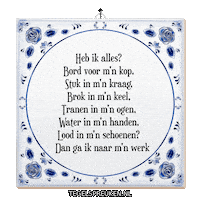 Humor Stress Sticker by Tegelspreuken.nl