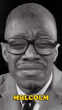 Malcolm X Cringe GIF