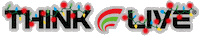 Christmas Rainbow Sticker by Think live