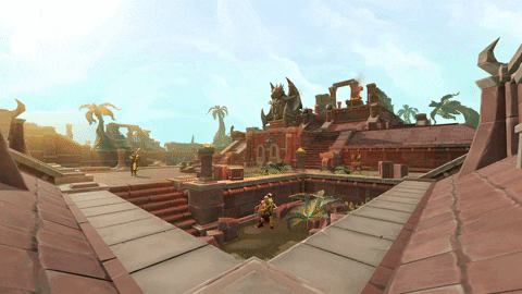 RuneScape giphygifmaker island camp gameplay GIF