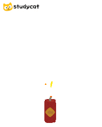 Happy New Year Bunny Sticker by Studycat language learning for kids