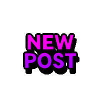 New Post Sticker