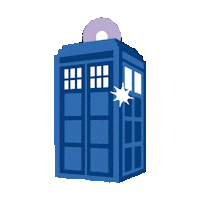 doctor who tardis Sticker