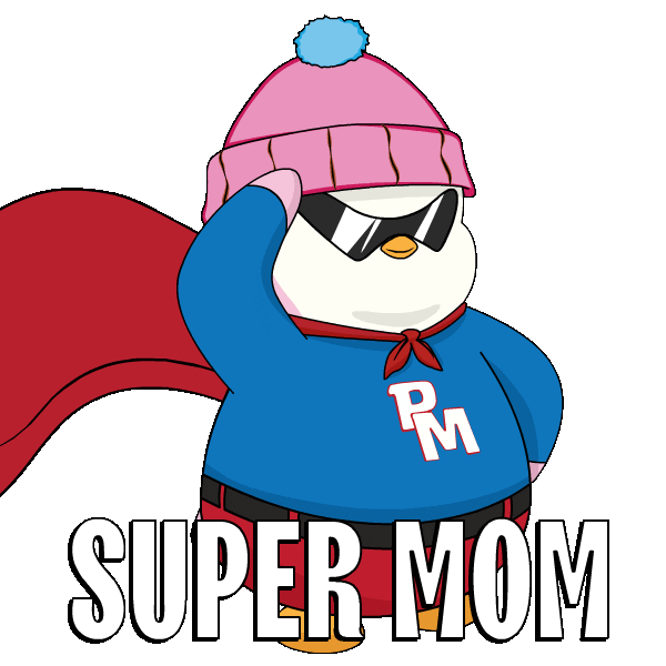 Mothers Day Love Sticker by Pudgy Penguins