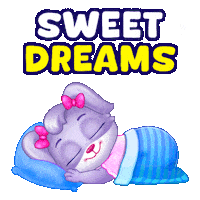 Sleepy Good Night Sticker by Lucas and Friends by RV AppStudios