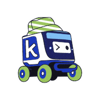 Robot Outfit Sticker by Kiwibot