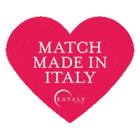 italian heart Sticker by Eataly Flatiron