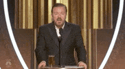 iamjestfulmeanings i dont care golden globes ricky gervais golden globes 2020 GIF