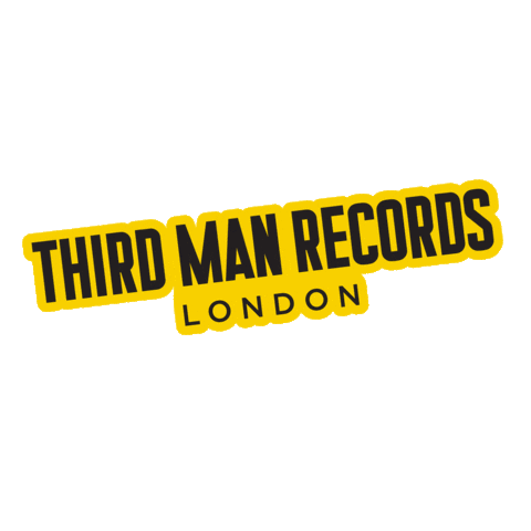 thirdmanrecords tmr third man records third man third man london Sticker