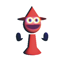 3D Character Sticker