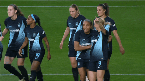 Womens Soccer Hug GIF by National Women's Soccer League