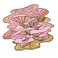 Zodiac Sign Rainbow Sticker by Doodle by Meg