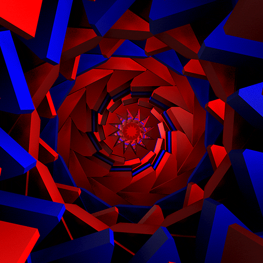 render red and blue GIF by xponentialdesign