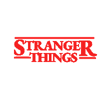 Coding-Dude netflix red typography stranger things Sticker