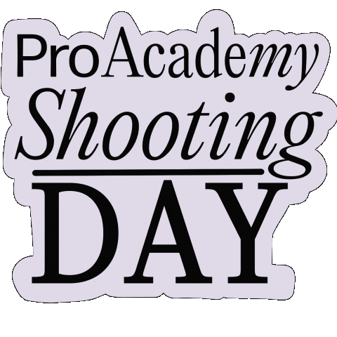 Fashion Shooting Sticker by ProAcademy