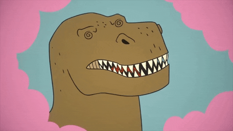 t-rex rex GIF by Cartoon Hangover